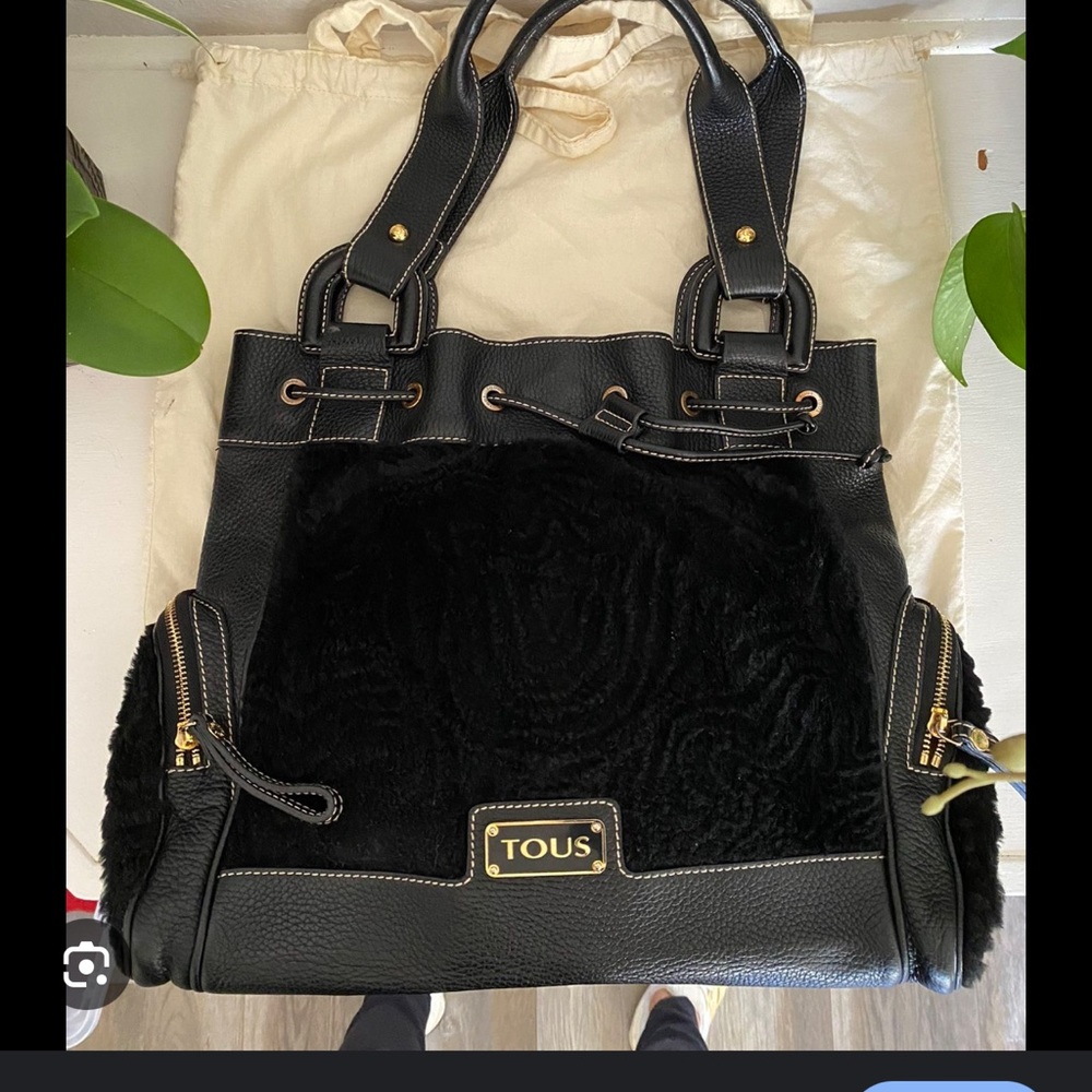 Tous Black and Gold Women's Tote Bag